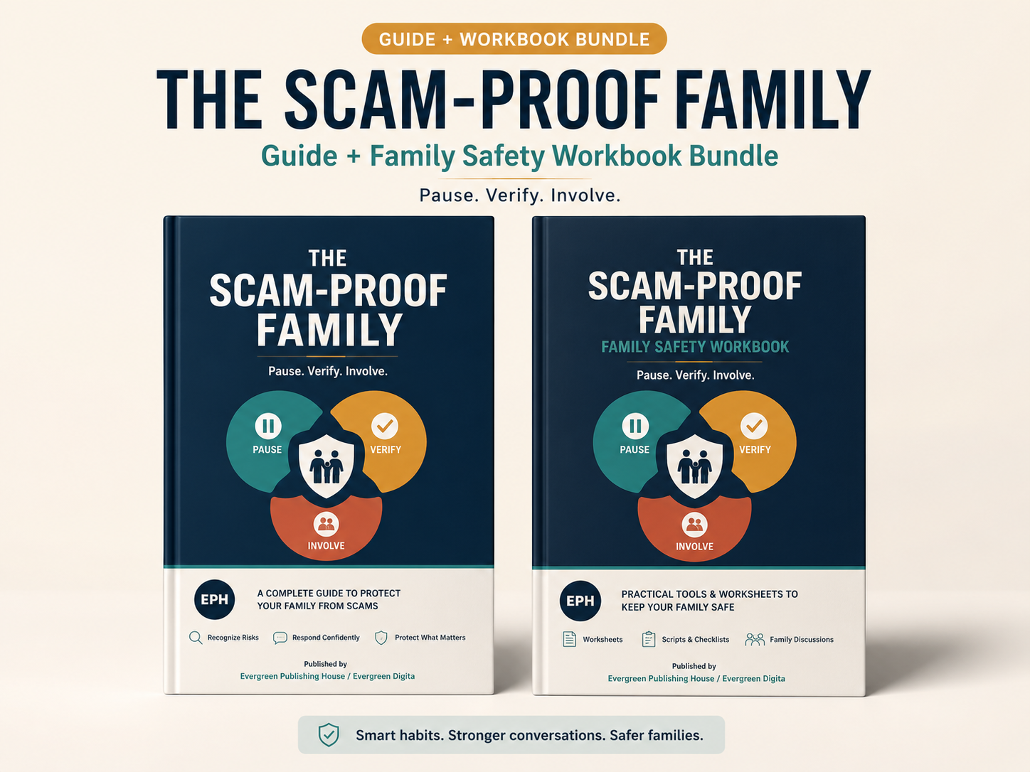 Guide and workbook bundle mockup